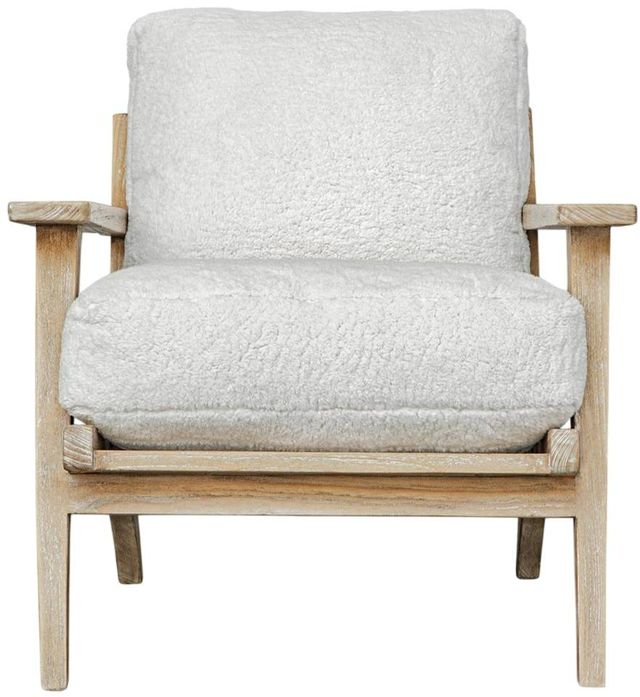 Uttermost® Laid Back Natural/White Accent Chair-3