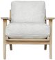 Uttermost® Laid Back Natural/White Accent Chair-3