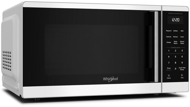 Whirlpool® 1.1 Cu. Ft. White Countertop Microwave with Sensor Cooking -2