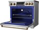 Thor Kitchen® Gordon Ramsay Collection 36" Stainless Steel Pro Style Induction Range with Tilt Panel Touch Control and Bronze Trim-4