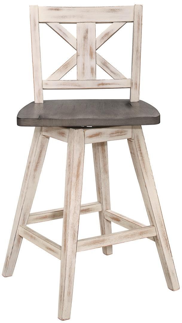 Mazin Furniture Amsonia Swivel Counter Height Chair-2