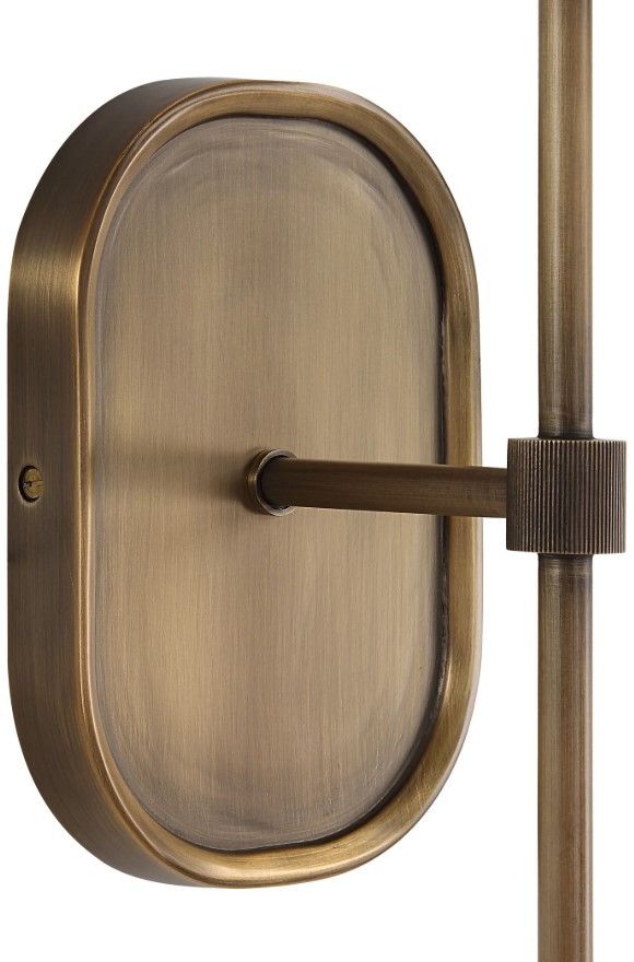 Renwil® Peonia Dark Antique Brushed Brass Wall Sconce-3