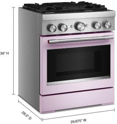 KitchenAid® Commercial Style 30" Wildflower Pro Style Dual Fuel Range with No Preheat Air Fry Mode -2