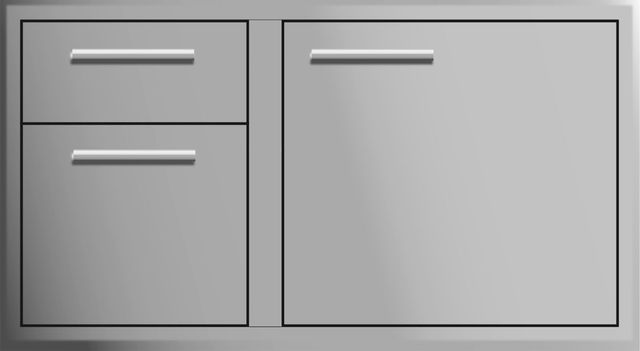 XO Performance XLT 39" Stainless Steel Double Access Doors-0