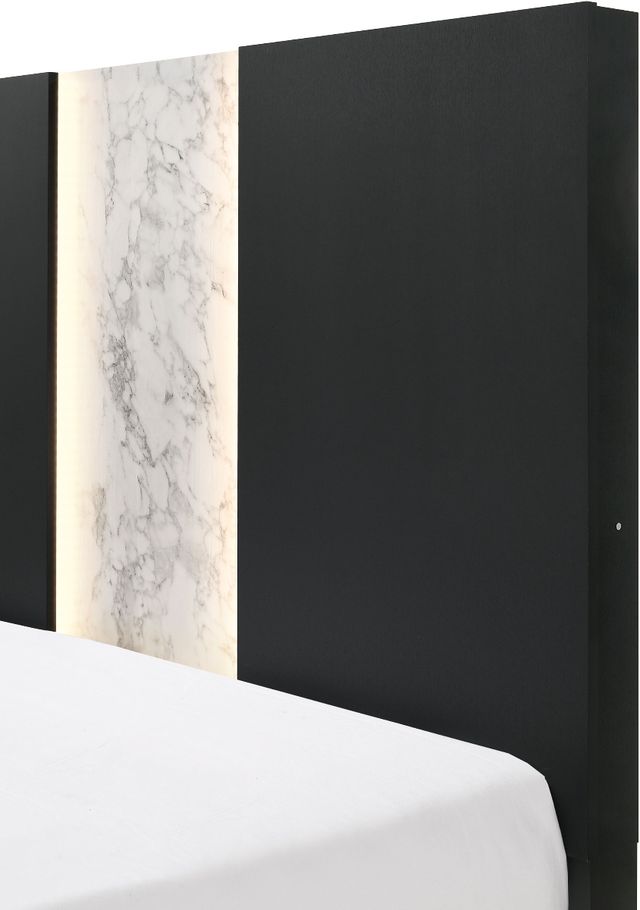 Crown Mark Rangley Black Queen Panel Bed-2