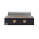Caliber™ Rockwell Social 42" 2-Burner Matte Black Built-In Liquid Propane Grill with Brass Hardware-1