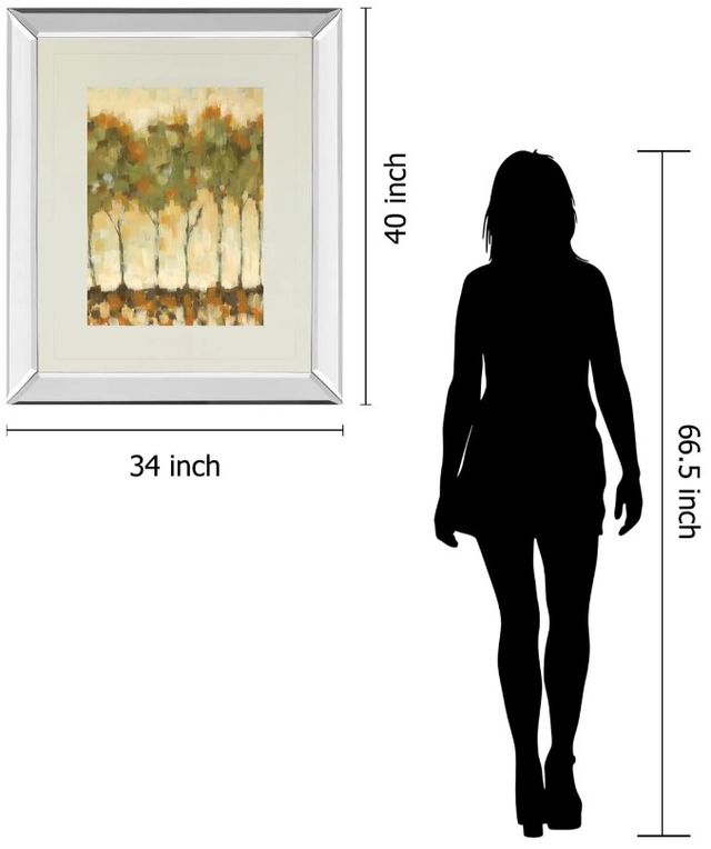 Classy Art Summer in the Park by Jeni Lee Mirror Framed Wall Art-2