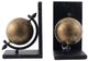A & B Home Black/Gold Sphere Bookends-3