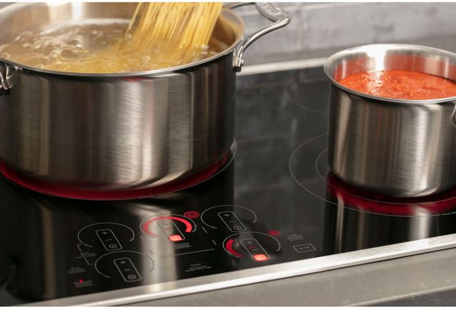 GE Profile™ 36" Black Built-In Electric Cooktop-8