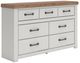 Benchcraft® Savonport Brown/White Dresser-0
