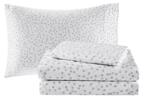 Olliix by Intelligent Design Lorna Gray Twin Extra Large Comforter and Sheet Set-3