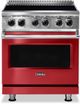 Viking® 30" San Marzano Red Freestanding Induction Range-0