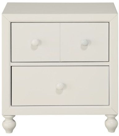 Mazin Furniture Wellsummer White Nightstand-0