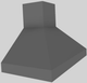 Vent-A-Hood® 42" Gunsmoke Euro-Style Wall Mounted Range Hood-5