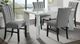 Elements International Bellini 5-Piece Grey/White Rectangular Dining Set-0