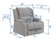 iAmerica Weston Walnut Power Lift Recliner-4