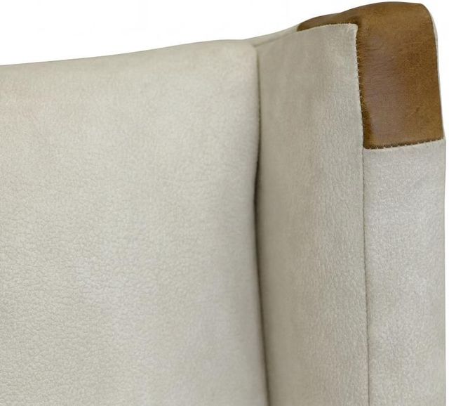 International Furniture Direct Silver Brown/Ivory Dining Side Chair-4