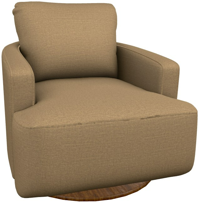 La-Z-Boy® Maeve Brown Sugar Swivel Gliding Chair | Original