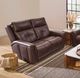 Flexsteel® Ranger Rustic Brown Leather Power Reclining Loveseat -2
