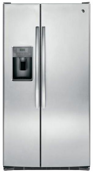 GE® 25.4 Cu. Ft. Stainless Steel Side-by-Side Refrigerator-0