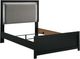 Signature Design by Ashley® Maeling Black Full Upholstered Panel Bed-4