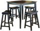 Mazin Furniture Saddleback 5 Piece Counter Height Set-0