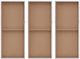 Olliix by Madison Park Grey Luminous 3 Piece Grey Hand Painted Heavy Textured Glitz Canvas Set-3