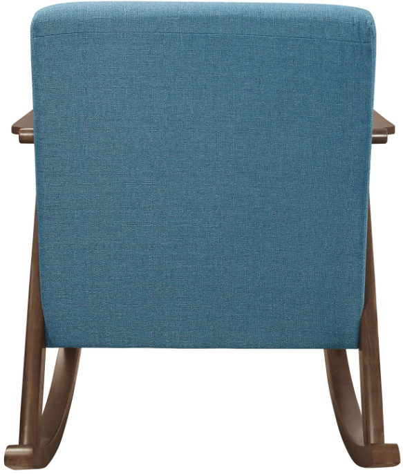 Mazin Furniture Waithe Blue Upholstered Rocking Chair-3