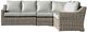 Enclover Tulip Collection 6 Seat Sectional - Canvas Granite-1