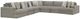Signature Design by Ashley® Avaliyah 7-Piece Ash L-Shape Sectional-0