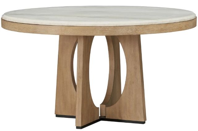 Parker House® Escape Mirage Mist/Glazed Natural Oak/Natural 54" Dining Table-0