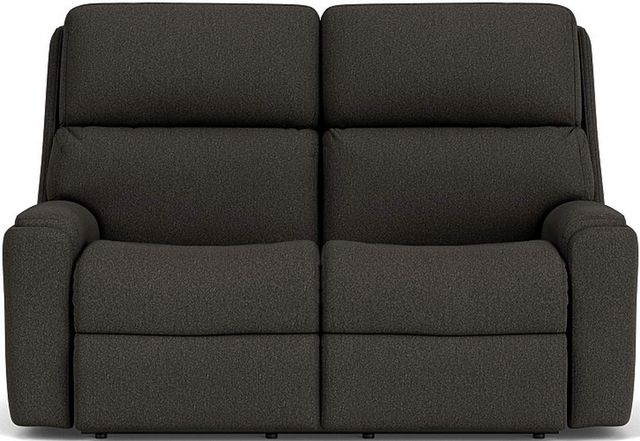 Flexsteel® Rio Pewter Reclining Loveseat-1