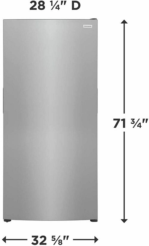 Frigidaire 33" 20.0 Cu. Ft. Stainless Steel Garage Ready Upright Freezer-2