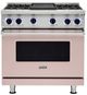 Viking® 7 Series 36" Blush Pro Style Liquid Propane Gas Range-0