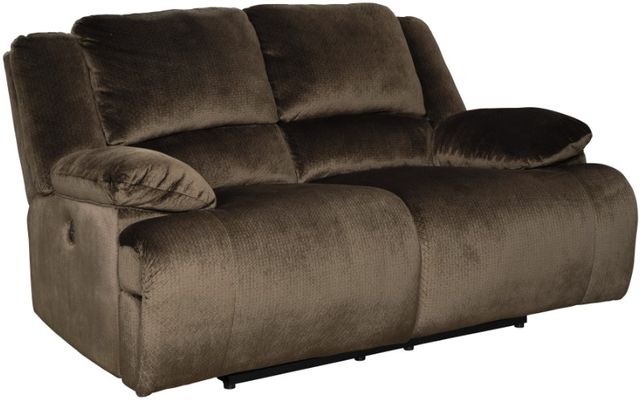 Signature Design by Ashley® Clonmel 3-Piece Chocolate Living Room Set with Reclining Sofa-2