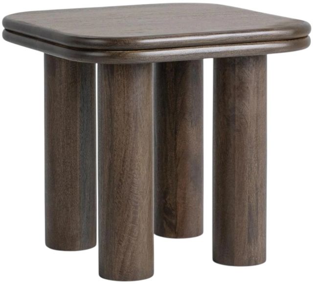Classic Home Miranda Cocoa Brown End Table-0