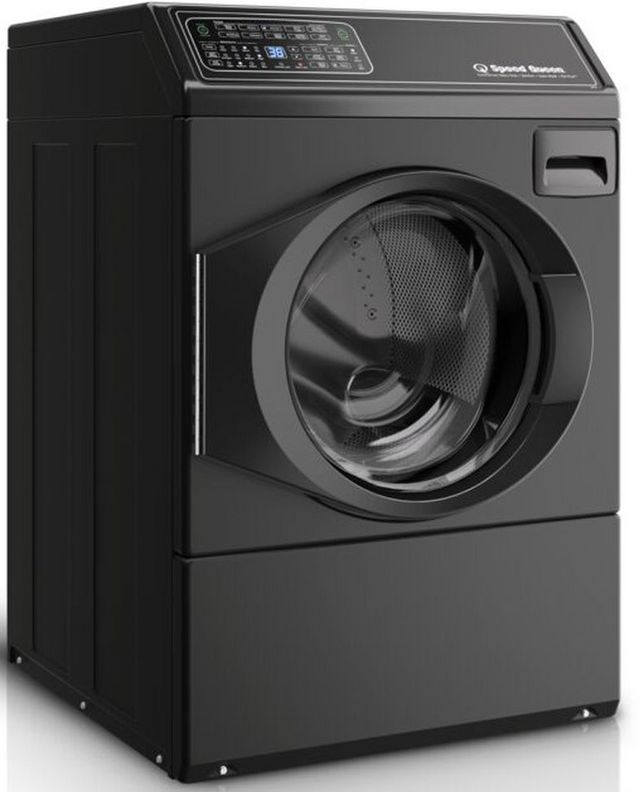 Speed Queen® FF7 3.5 Cu. Ft. Matte Black Front Load Washer-4