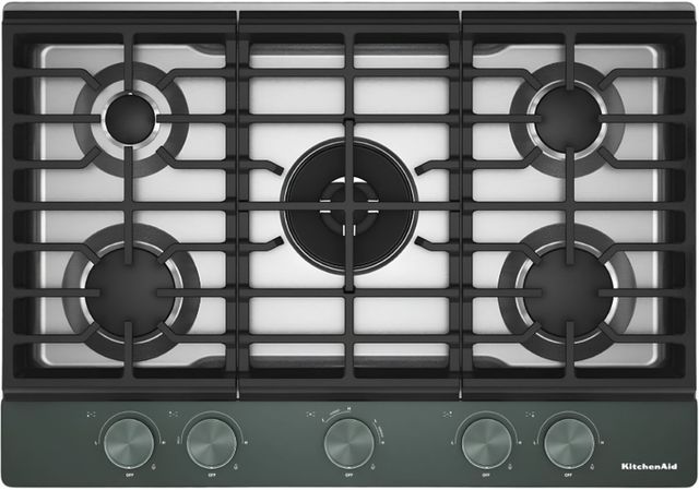 KitchenAid® 30"Juniper Gas Cooktop with 5 Burners and Integrated Wok Grate-0