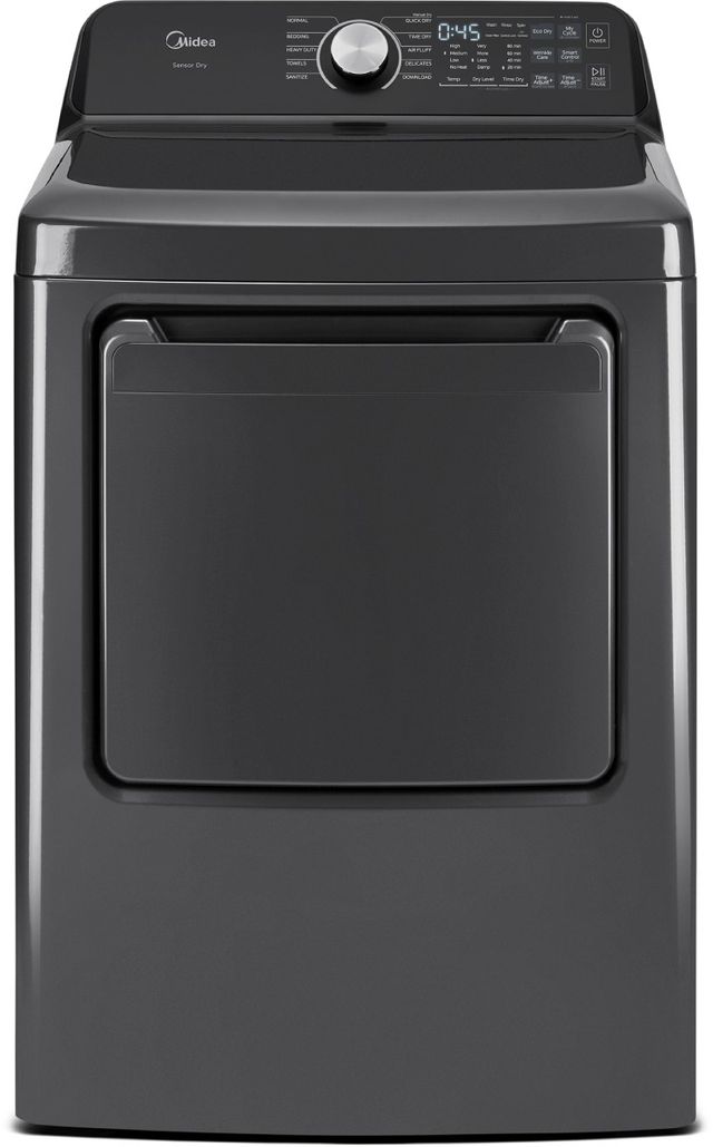 Midea® Metallic Gray Laundry Pair-2