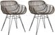 Bassett Mirror Ryanne 2-Piece Brown Dining Arm Chair-0
