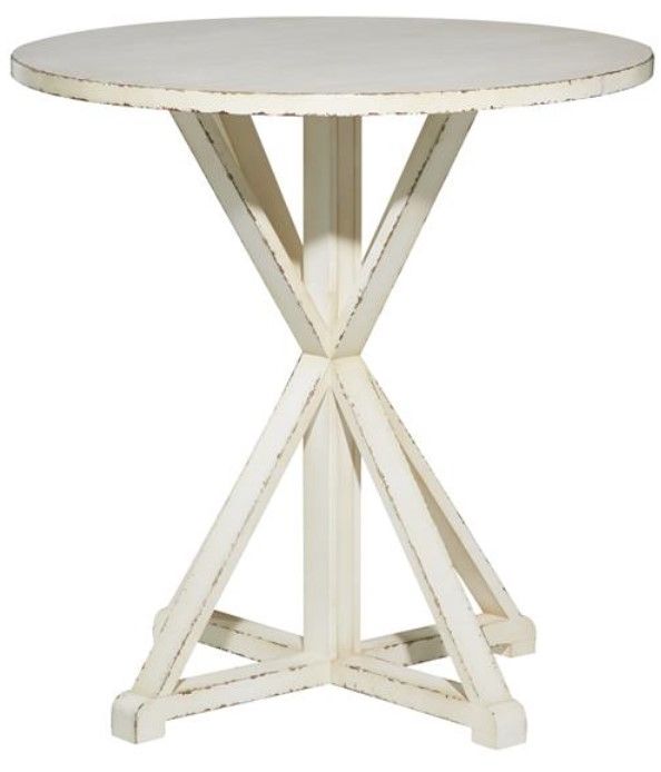 Deco Marche White Accent Table-1