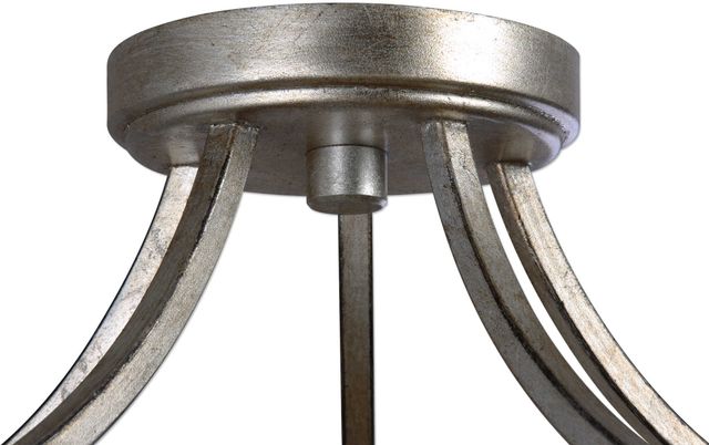 Uttermost Tamworth Modern Silver Semi Flush Mount Light-3