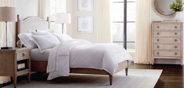 Bassett® Furniture Charlotte Washed Elm King Panel Bed-2