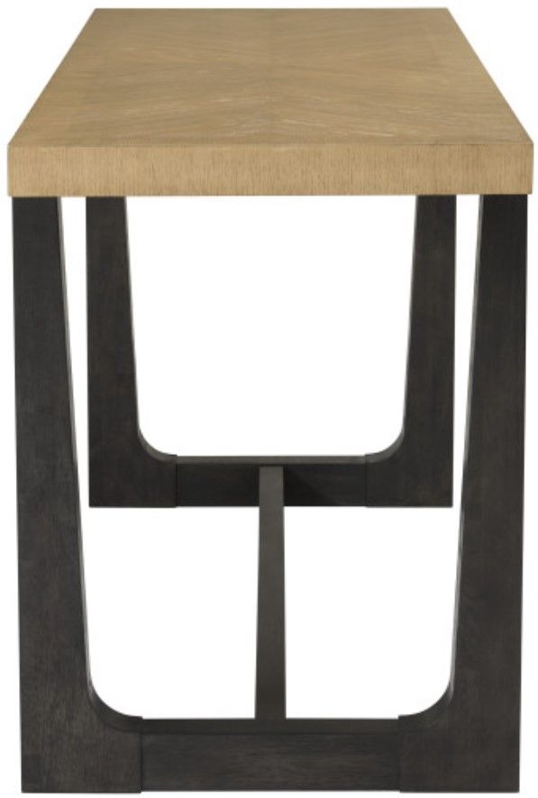 Emerald Home Sutton Place Caramel Bar Table with Cocoa Base-4