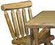 Best Craft Furniture RRP14 Rustic Red Pine Dining Side Chair-2