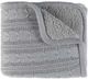 Surya Tucker Medium Gray 50"x60" Throw Blanket-0