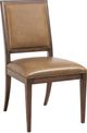 Hooker® Furniture Archives Classic Walnut/Dark Blond Upholstered Dining Side Chair-0