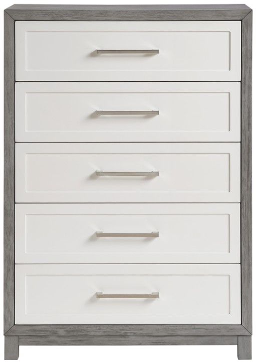 Homelegance® Rowan Gray/Ivory Chest-2