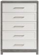 Homelegance® Rowan Gray/Ivory Chest-2