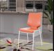 VIG Furniture Modrest Eileen 2-Piece Orange/White Dining Chair Set-4